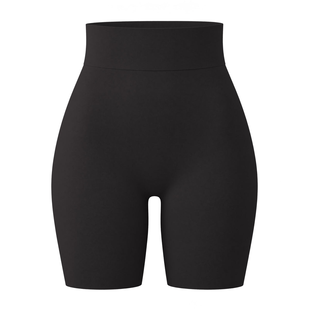 The Mid-Thigh Smoothing Short — packshot black