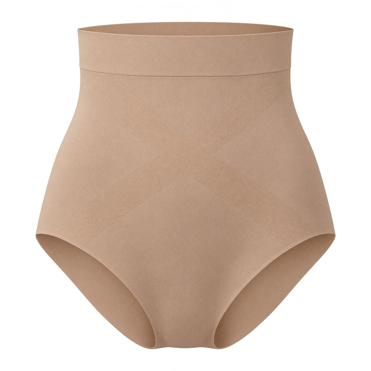 The High-Waist Smoothing Brief — packshot nude