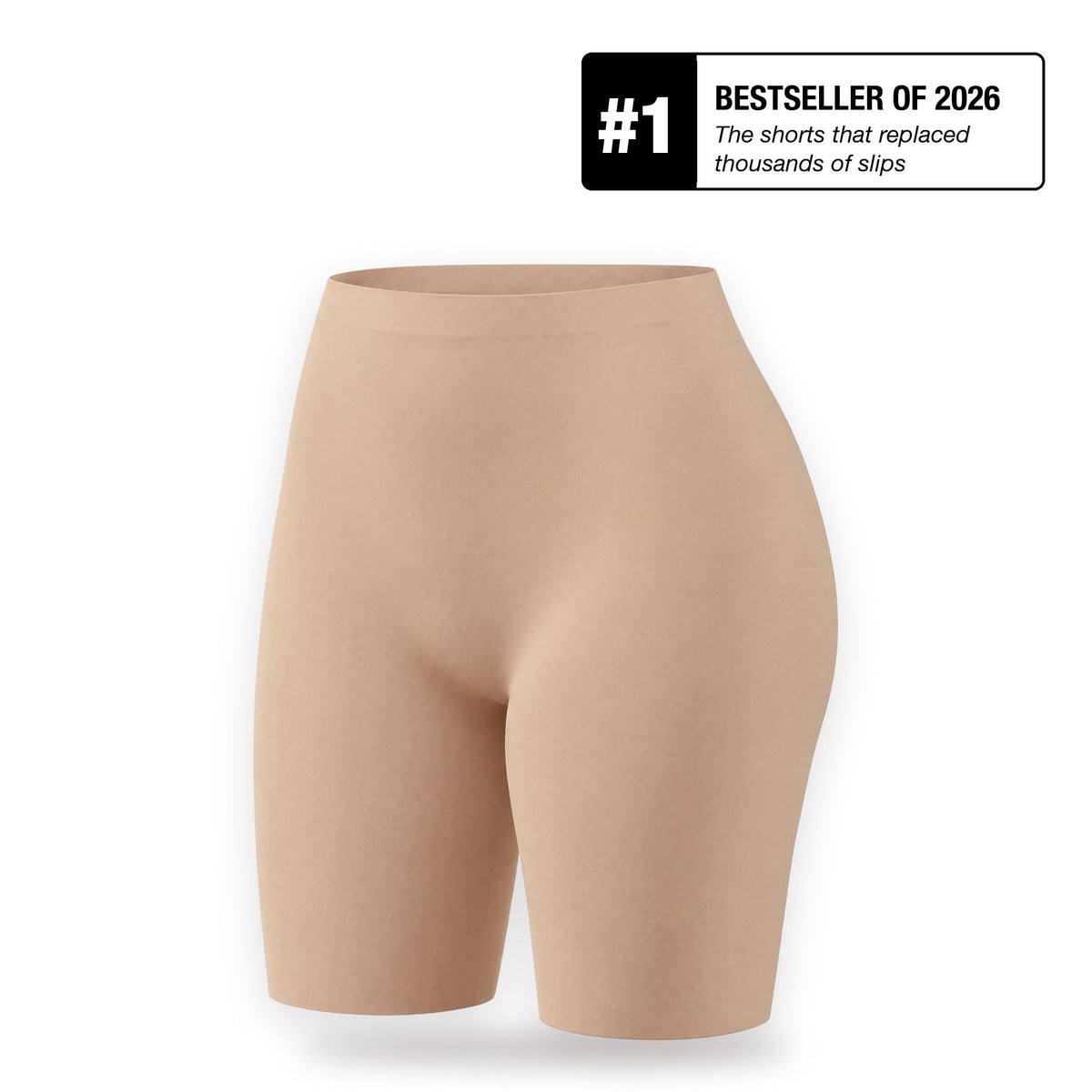 FrostKnit Invisible Shorts: No-Line Edge, StayPut Leg
