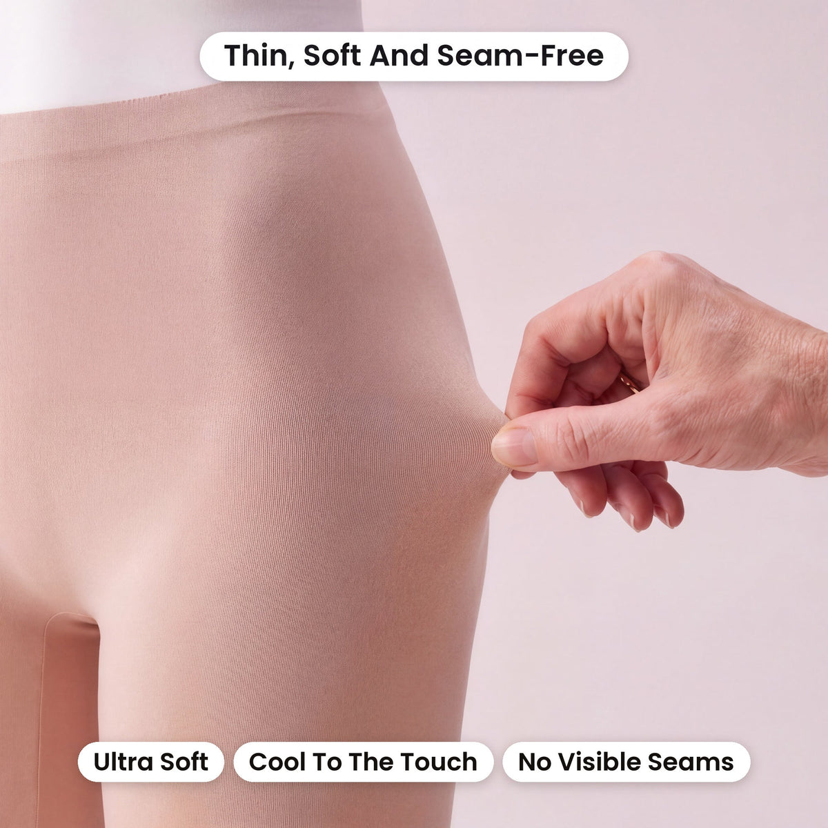 Thin, soft and seam-free FrostKnit fabric