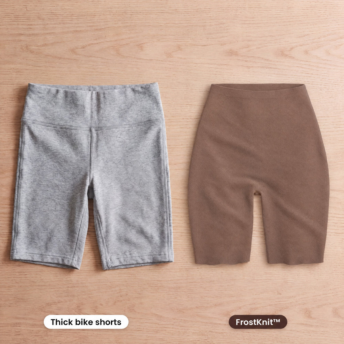 Thick bike shorts vs FrostKnit