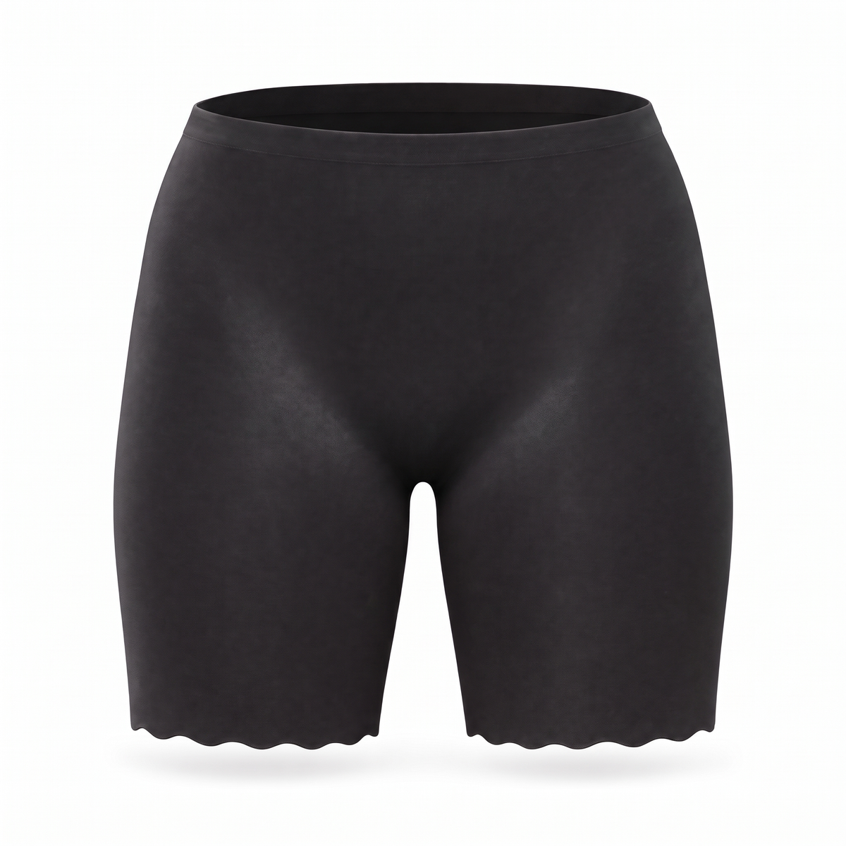 The Cool Sensation Anti-Chafe Panty in midnight, front view