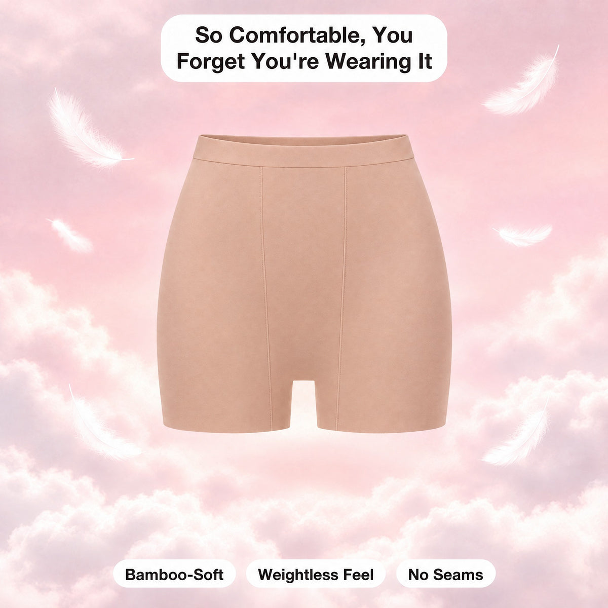 So comfortable you forget you are wearing it: bamboo-soft, weightless feel, no seams