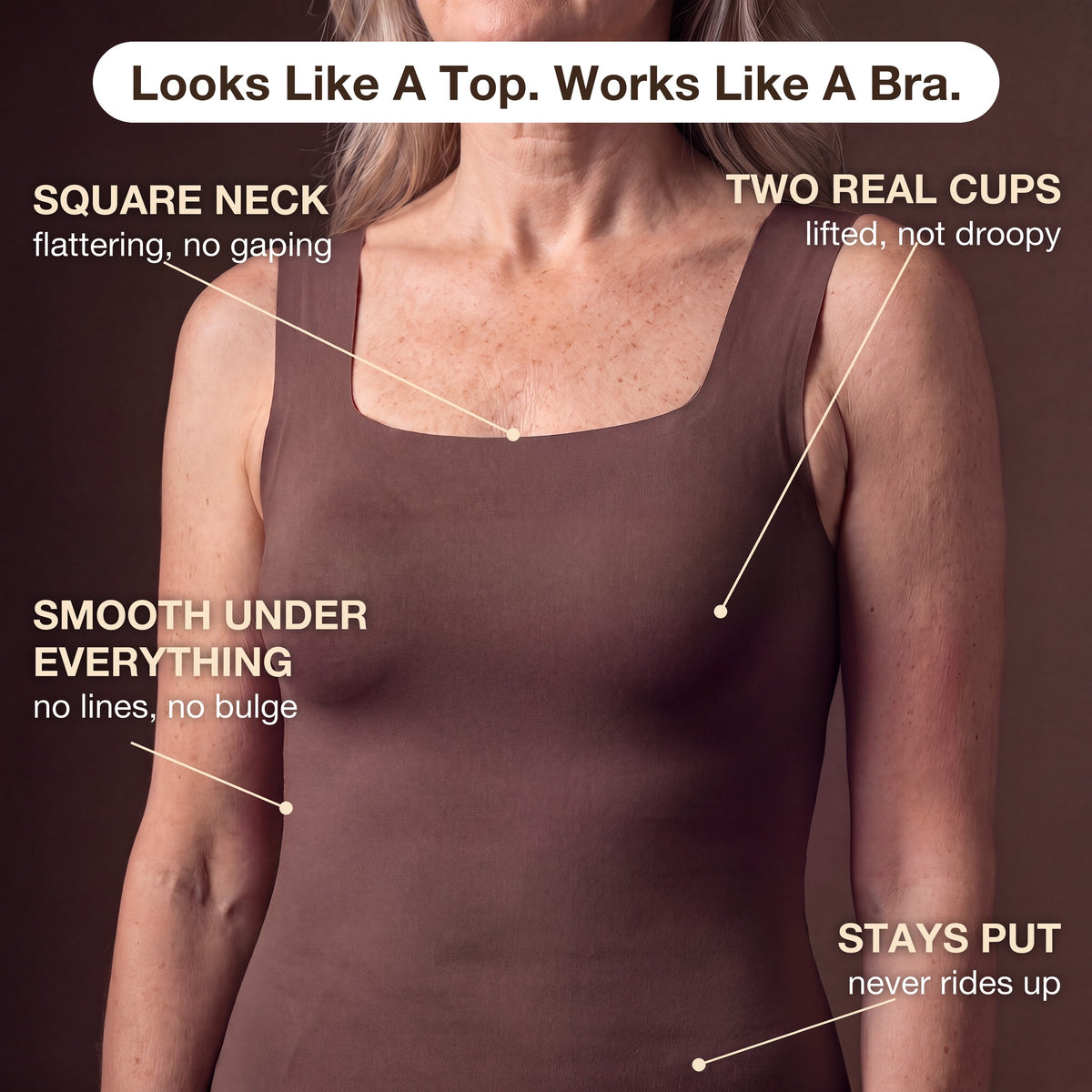 Débardeur avec soutien-gorge intégré